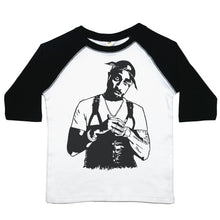Load image into Gallery viewer, Tupac - Toddler Raglan T-Shirt - Baffle