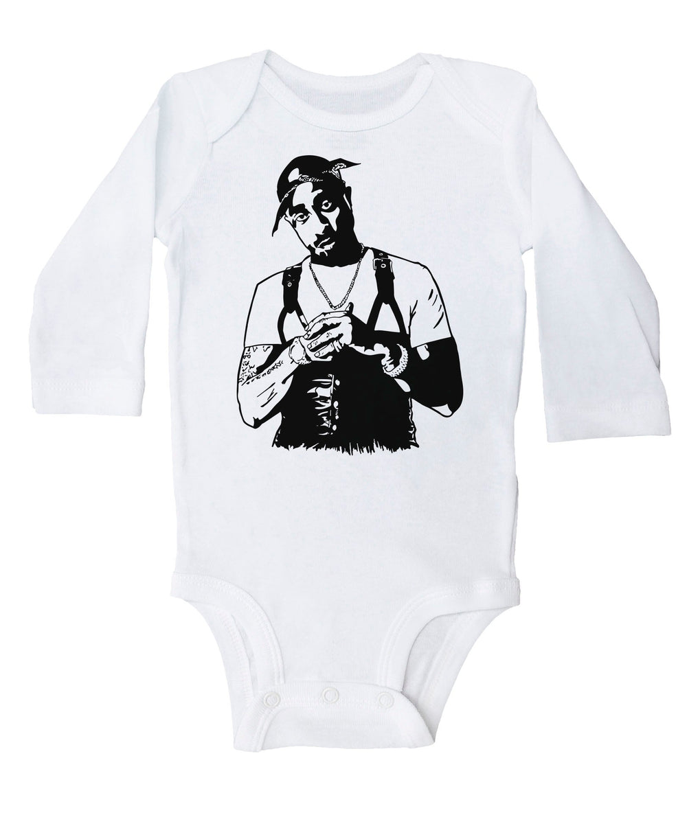 Baby Bodysuit Baby Tupac Shirt TUPAC Tupac Baby Onesie – Baffle