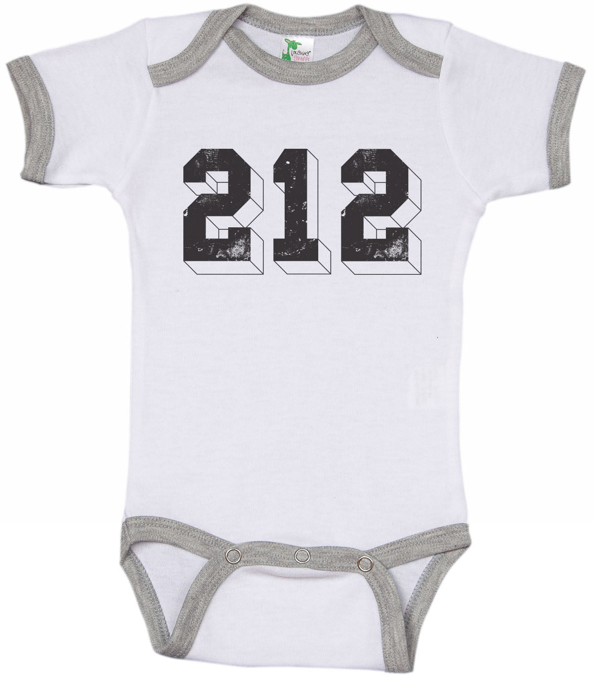212 / New York Inspired Ringer Onesie