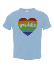 Load image into Gallery viewer, Pride Rainbow Heart / Toddler / Youth Crew Neck
