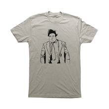 Load image into Gallery viewer, Light Grey Adult Unisex T-Shirt with Chris Farley Graphic
