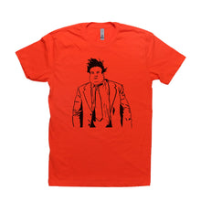 Load image into Gallery viewer, Orange Adult Unisex T-Shirt with Chris Farley Graphic

