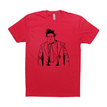 Load image into Gallery viewer, Red Adult Unisex T-Shirt with Chris Farley Graphic
