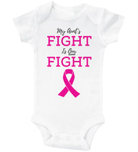 Load image into Gallery viewer, MY AUNT&#39;S FIGHT IS OUR FIGHT / Baby Onesie
