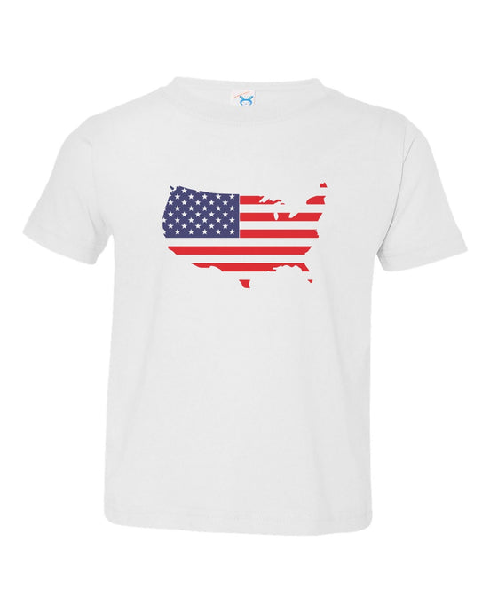 American Flag Map / Youth / Toddler Crew Neck - Baffle