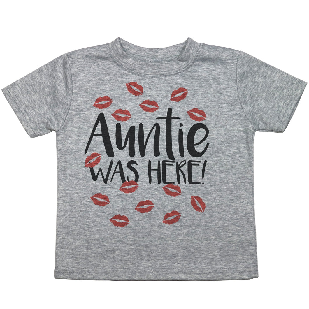 Auntie Was Here - Toddler T-Shirt - Baffle
