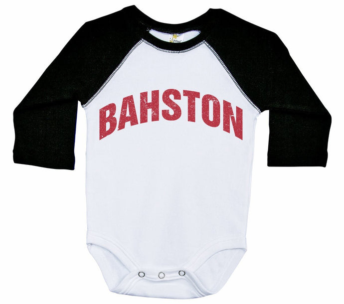 BAHSTON / Boston Inspired Raglan Onesie - Baffle