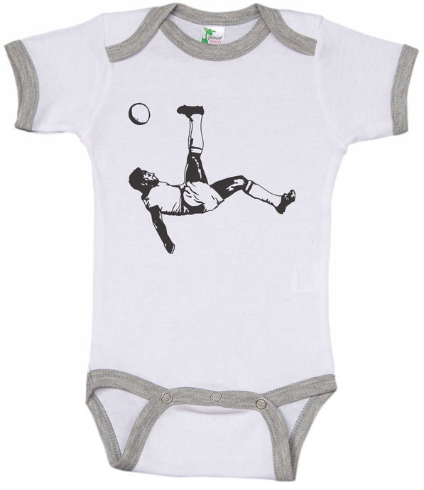 Bicycle Kick / Soccer Ringer Onesie - Baffle