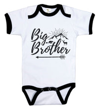 Load image into Gallery viewer, Big Brother - Mountains / Big Bro Ringer Onesie - Baffle
