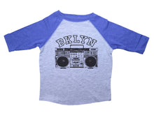 Load image into Gallery viewer, BKLYN / Brooklyn 3/4 Sleeve Raglan Baseball Shirt for Toddlers - Baffle
