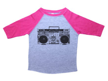 Load image into Gallery viewer, BOOMBOX / Boombox Raglan Baseball Shirt for Toddlers - Baffle
