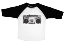 Load image into Gallery viewer, BOOMBOX / Boombox Raglan Baseball Shirt for Toddlers - Baffle
