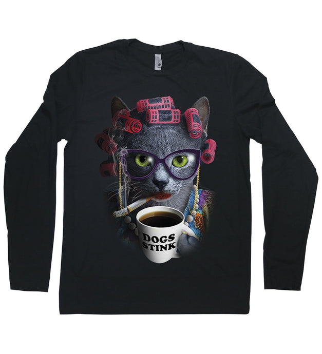 Cat Lady - Long Sleeve T-Shirt - Baffle