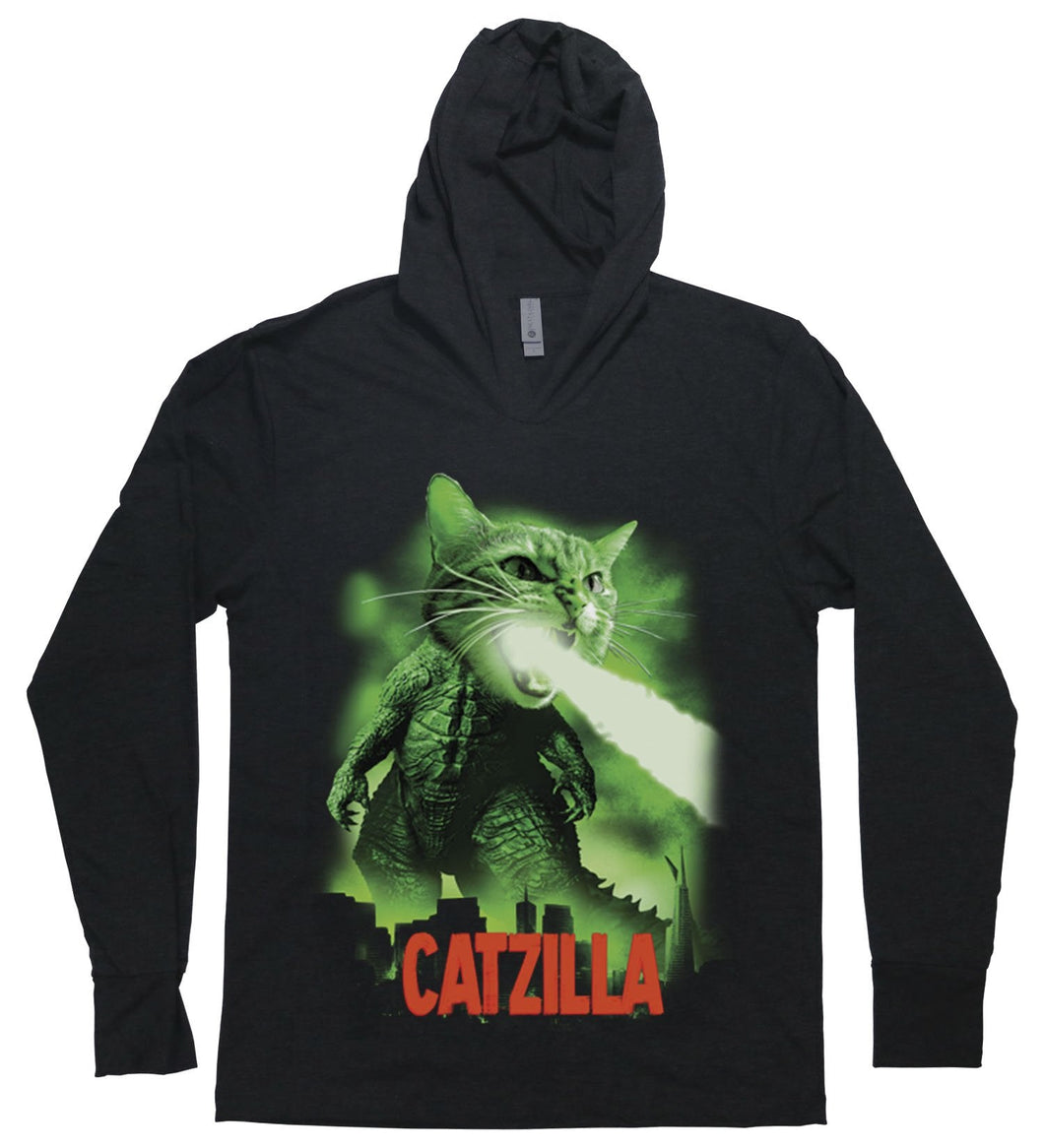 Catzilla - Hooded T-Shirt - Baffle
