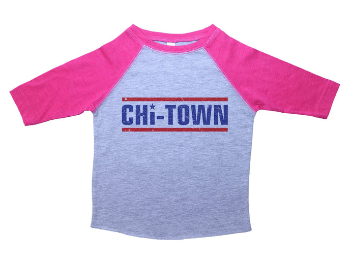CHI-TOWN / Chicago Raglan Baseball Shirt - Baffle