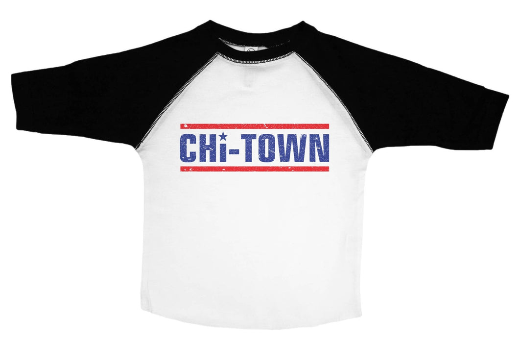 CHI-TOWN / Chicago Raglan Baseball Shirt - Baffle