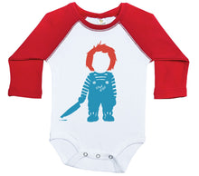 Load image into Gallery viewer, Chuckie / Raglan Onesie / Long Sleeve - Baffle
