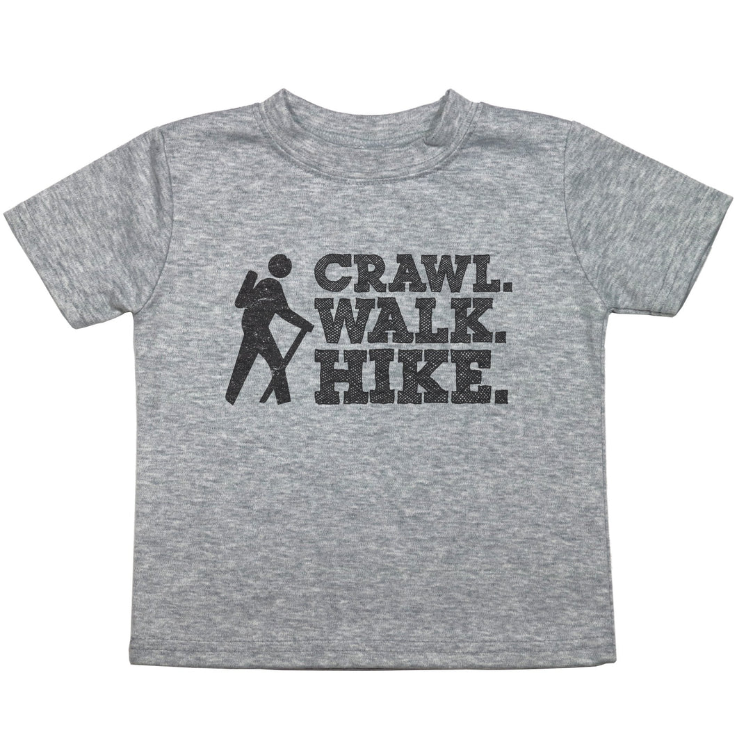 Crawl. Walk. Hike - Toddler T-Shirt - Baffle