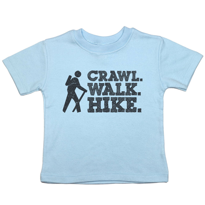 Crawl. Walk. Hike - Toddler T-Shirt - Baffle
