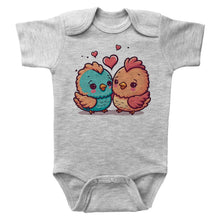 Load image into Gallery viewer, CUTE VALENTINE&#39;S DAY CHICKENS - Basic Onesie - Baffle
