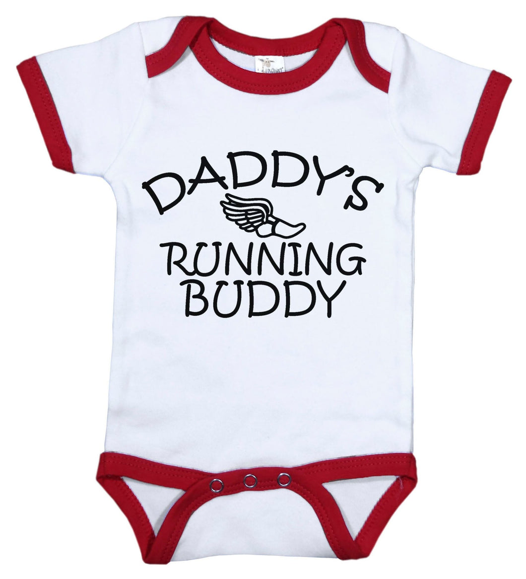 Daddy's Running Buddy / Running Ringer Onesie - Baffle