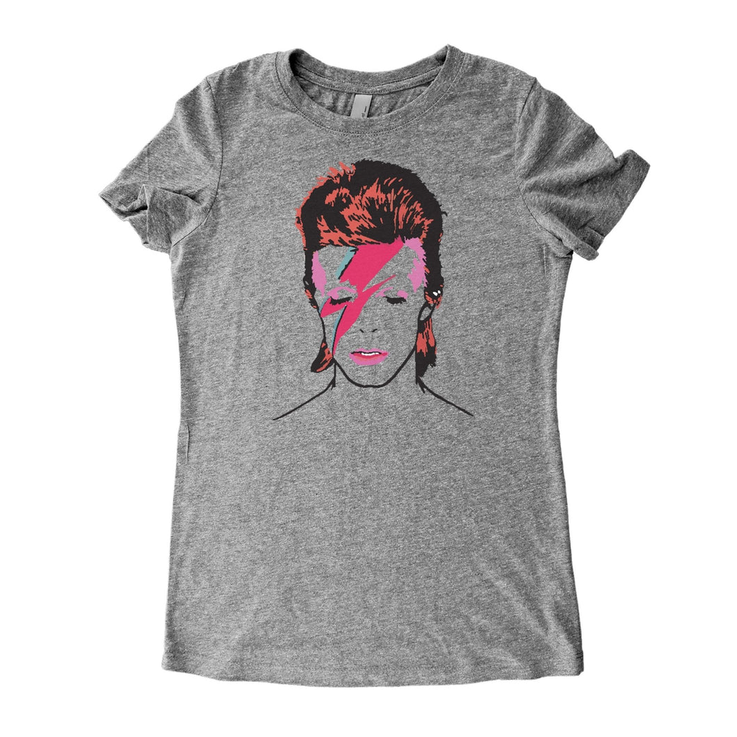David Bowie - Adult Women's T-Shirt - Baffle