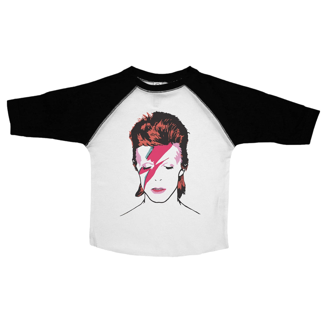 David Bowie - Toddler Raglan T-Shirt - Baffle