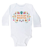 Load image into Gallery viewer, Day Of The Dead - Flowers / Dia De Los Muertos / Basic Onesie - Baffle
