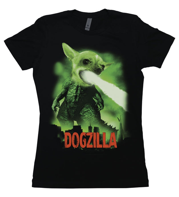 Dogzilla - Women's Boyfriend T-Shirt - Baffle