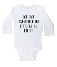 Load image into Gallery viewer, EAT. NAP. DISMANTLE THE PATRIARCHY. REPEAT / Basic Onesie - Baffle
