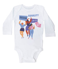 Load image into Gallery viewer, FREEDOM, EQUALITY - WOMEN&#39;S DAY / Basic Onesie - Baffle
