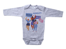 Load image into Gallery viewer, FREEDOM, EQUALITY - WOMEN&#39;S DAY / Basic Onesie - Baffle
