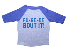 Load image into Gallery viewer, FU-GE-DE-BOUT IT / FU-GE-DE-BOUT IT Raglan Baseball Shirt for Toddlers - Baffle
