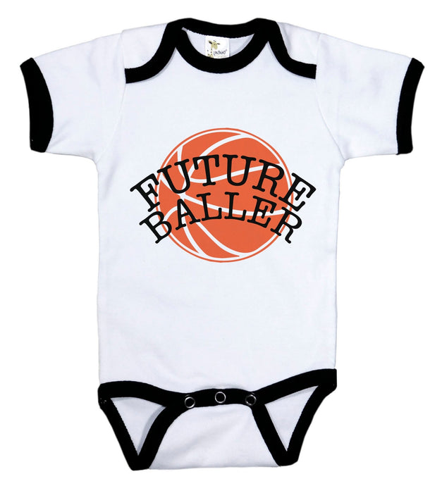 Future Baller / Basketball Ringer Onesie - Baffle