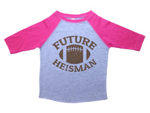 Load image into Gallery viewer, FUTURE HEISMAN / Future Heisman Raglan Baseball Shirt for Toddlers - Baffle
