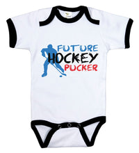 Load image into Gallery viewer, Future Hockey Pucker / Hockey Ringer Onesie - Baffle
