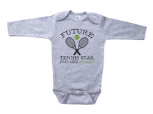 Load image into Gallery viewer, Future Tennis Star Just Like Mommy / Basic Onesie - Baffle
