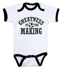 Load image into Gallery viewer, Greatness In The Making / Soccer Ringer Onesie - Baffle
