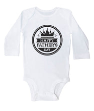 Load image into Gallery viewer, Happy Father&#39;s Day - Crown / Basic Onesie - Baffle
