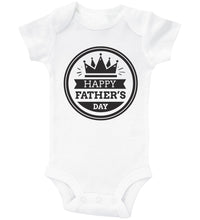 Load image into Gallery viewer, Happy Father&#39;s Day - Crown / Basic Onesie - Baffle
