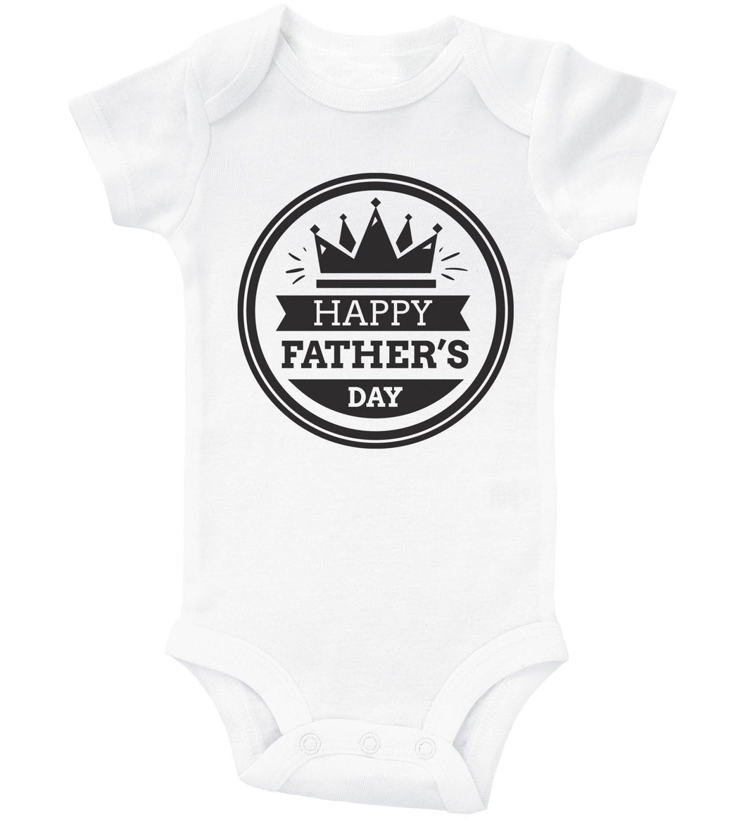 Happy Father's Day - Crown / Basic Onesie - Baffle