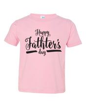 Load image into Gallery viewer, Happy Father&#39;s Day - Cursive / Youth / Toddler Crew Neck - Baffle

