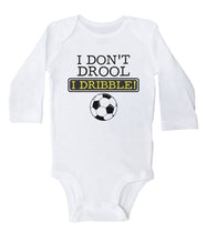 Load image into Gallery viewer, I Don&#39;t Drool I Dribble / Soccer Bodysuit / Basic Onesie - Baffle
