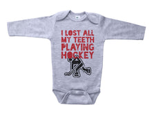 Load image into Gallery viewer, I Lost All My Teeth Playing Hockey / Basic Onesie - Baffle
