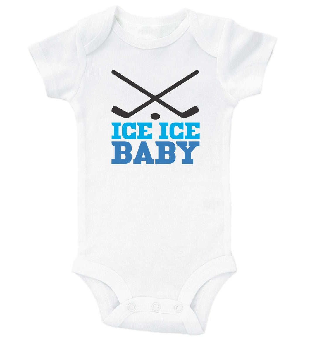 Ice Ice Baby / Hockey Basic Onesie - Baffle