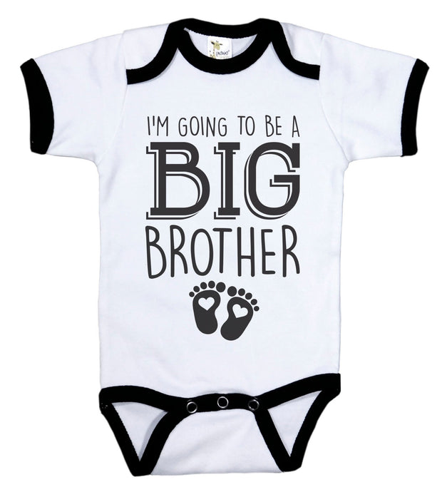 I'm Going To Be A Big Brother / Big Bro Ringer Onesie - Baffle