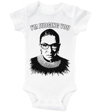 Load image into Gallery viewer, I&#39;m Judging You - RBG Ruth Bader Ginsburg / Basic Onesie - Baffle
