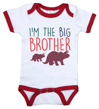 Load image into Gallery viewer, I&#39;m The Big Brother / Big Bro Ringer Onesie - Baffle
