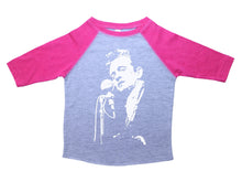 Load image into Gallery viewer, JOHNNY CASH / Johnny Cash Raglan Baseball Shirt for Toddlers - Baffle
