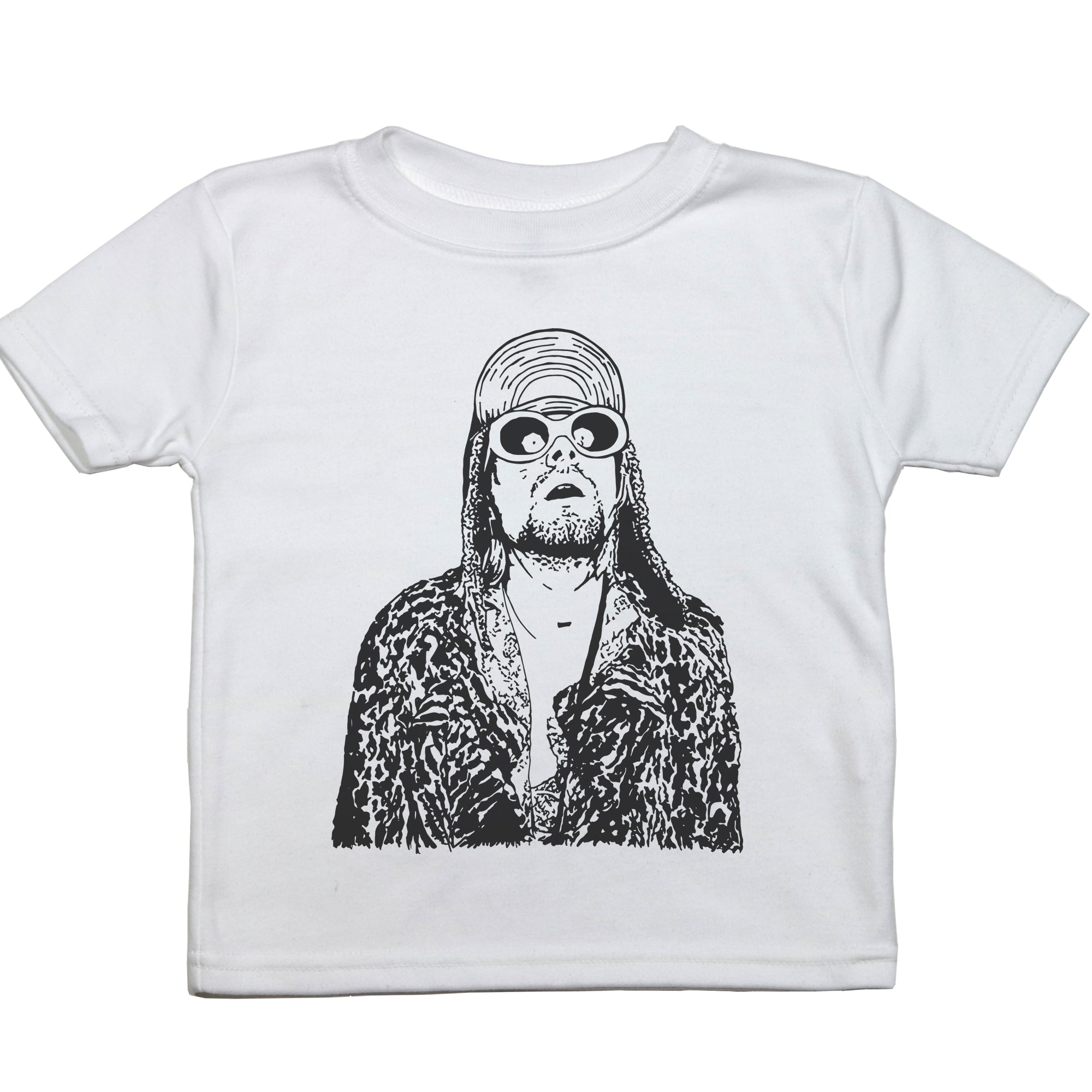 Kurt Cobain in Sunglasses - Toddler T-Shirt – Baffle